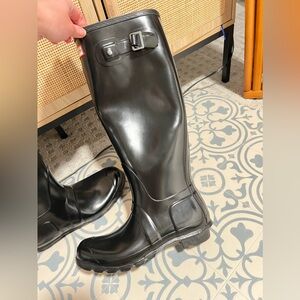 Hunter Rain Boots- Women's Original Tall Boots, Size 8